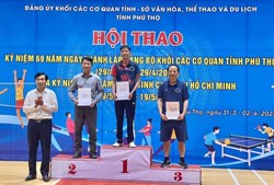Sở Khoa học và Công nghệ tham dự Hội thao Đảng ủy Khối các cơ quan tỉnh Phú Thọ năm 2023