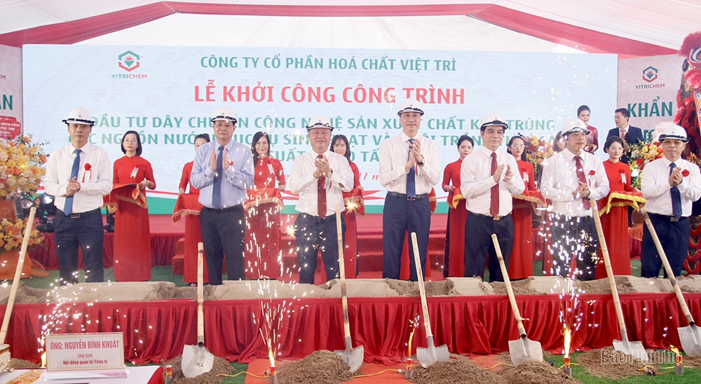 Công ty Cổ phần Hoá chất Việt Trì khởi công Dự án đầu tư dây chuyền công nghệ mới