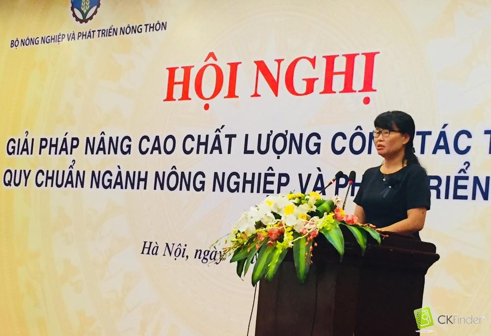 Nâng cao chất lượng hệ thống tiêu chuẩn, quy chuẩn trong lĩnh vực nông nghiệp