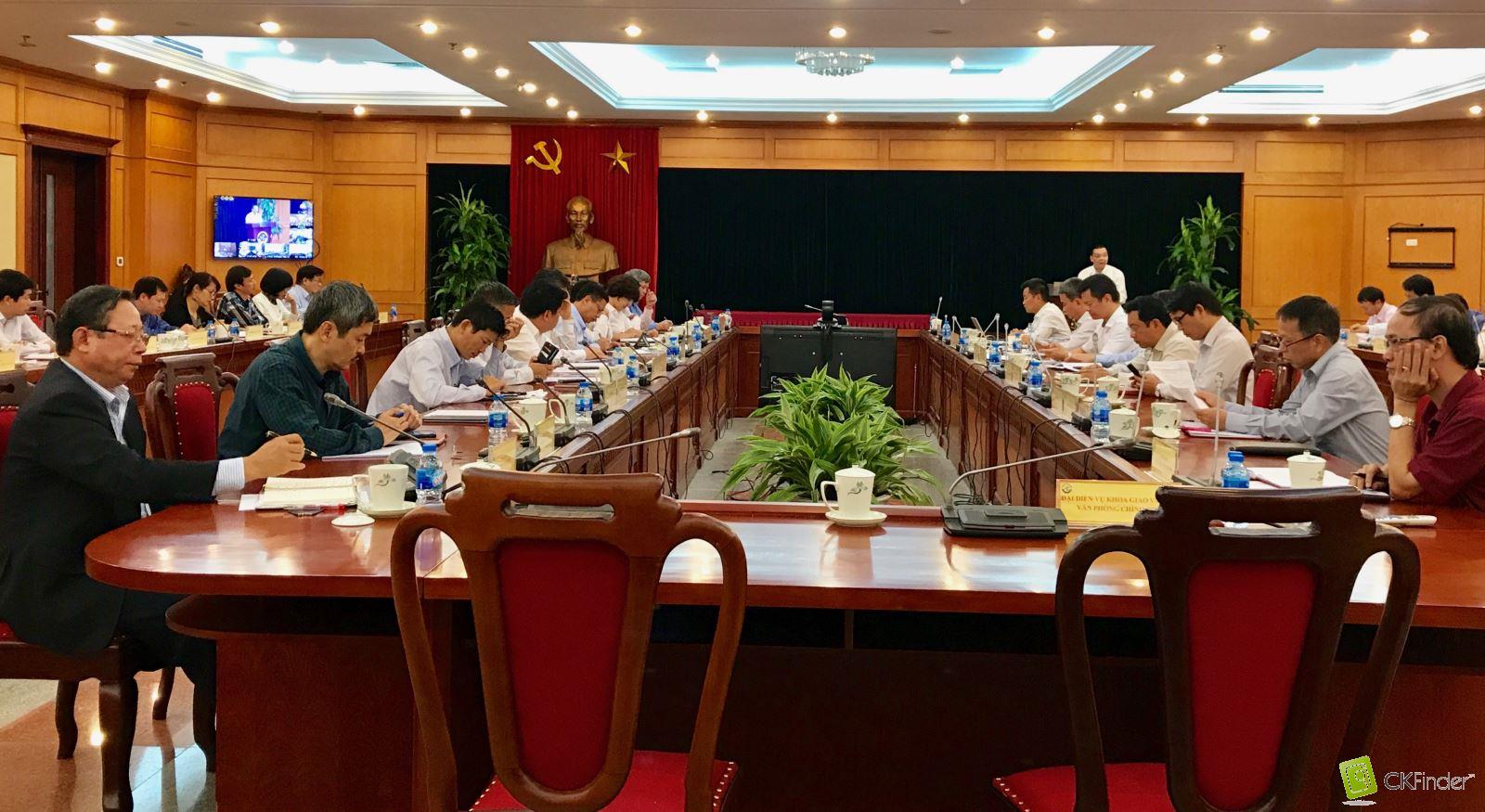 Bộ KH&CN tổ chức hội nghị thông báo nhanh kết quả Hội nghị Trung ương 8 khóa XII của Đảng và quán triệt một số văn bản, quy định mới của Đảng
