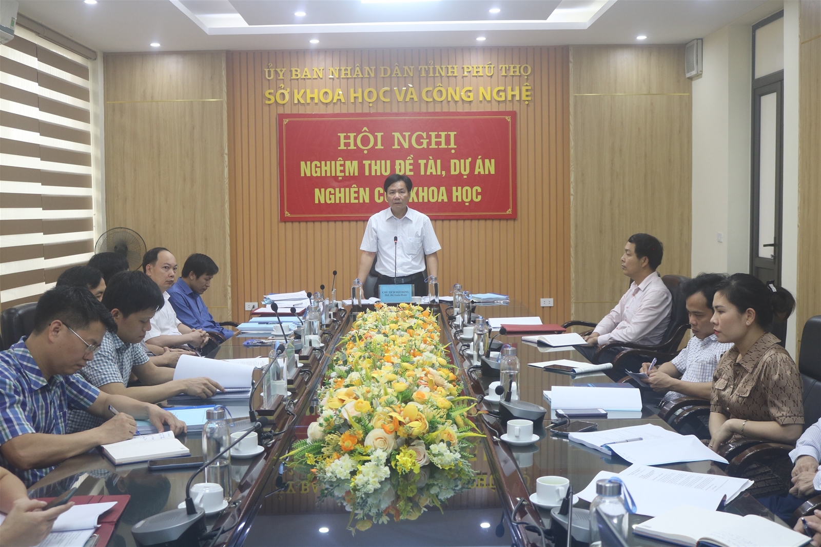 Nghiệm thu dự án KH&CN cấp tỉnh “Ứng dụng công nghệ cắt Plasma CNC để xây dựng mô hình gia công một số sản phẩm cơ khí chất lượng cao trên địa bàn tỉnh Phú Thọ”