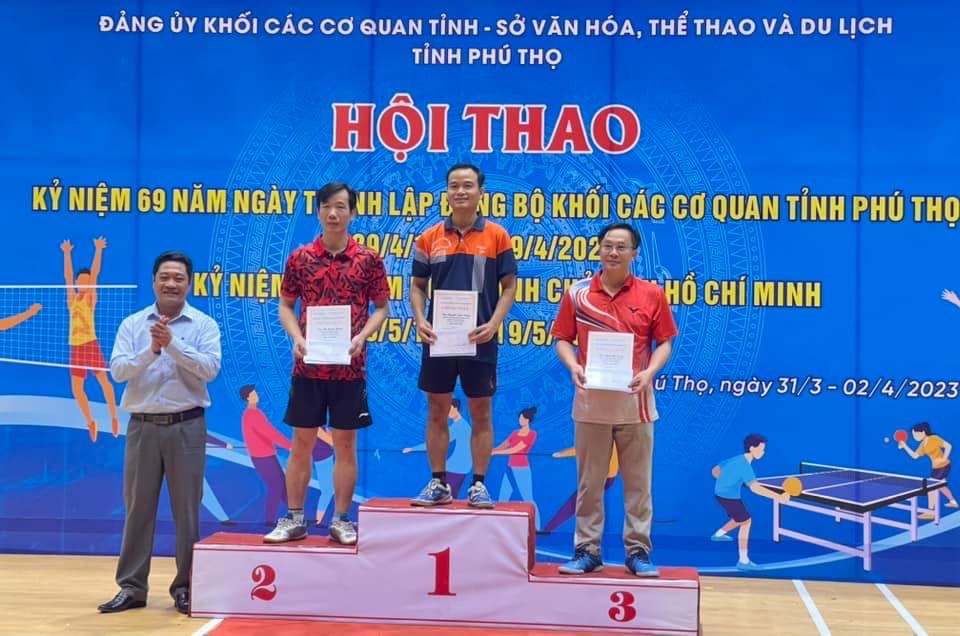 Sở Khoa học và Công nghệ Phú Thọ tham gia Hội thao Đảng ủy khối các cơ quan tỉnh Phú Thọ năm 2023