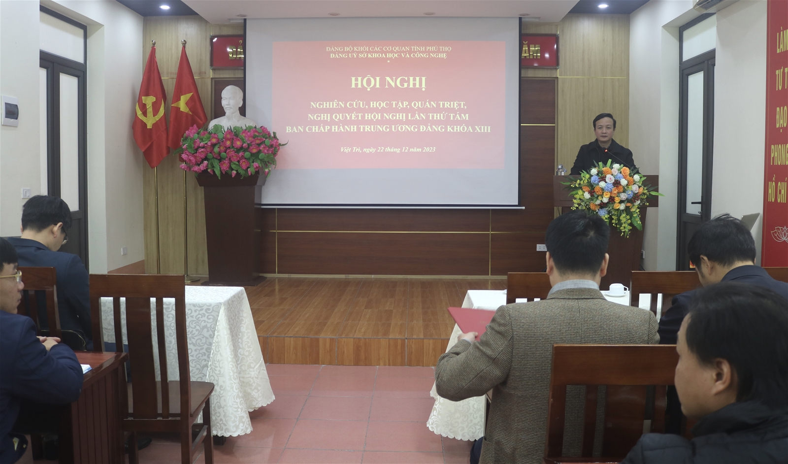 Sở Khoa học và Công nghệ nghiên cứu, học tập, quán triệt Nghị quyết hội nghị lần thứ Tám, Ban Chấp hành Trung ương Đảng khóa XIII