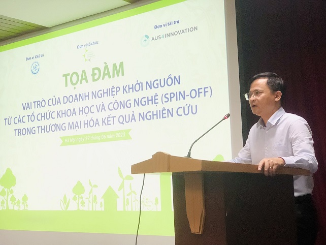 Vai trò của doanh nghiệp khởi nguồn từ các tổ chức KH&CN trong thương mại hóa kết quả nghiên cứu