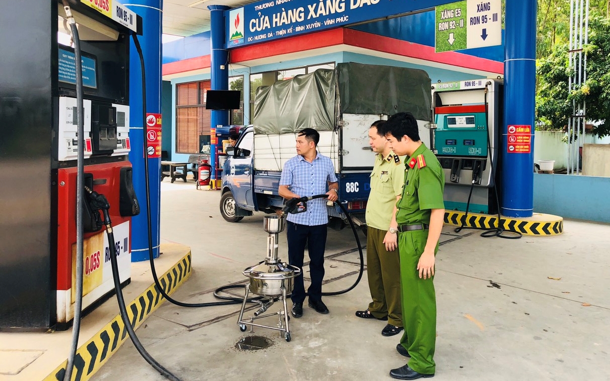Phú Thọ: Đẩy mạnh thanh, kiểm tra hoạt động kinh doanh xăng dầu