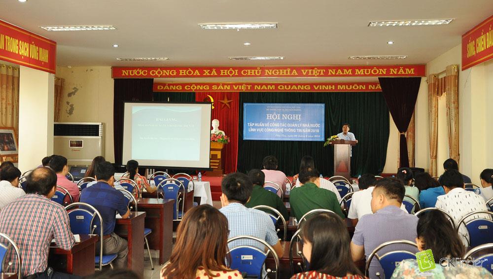 Tập huấn công tác quản lý nhà nước về lĩnh vực công nghệ thông tin năm 2018