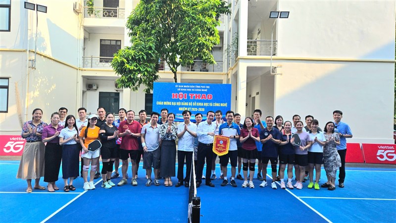 Hội thao Chào mừng thành công Đại hội Đảng bộ Sở Khoa học và Công nghệ nhiệm kỳ 2025 - 2030