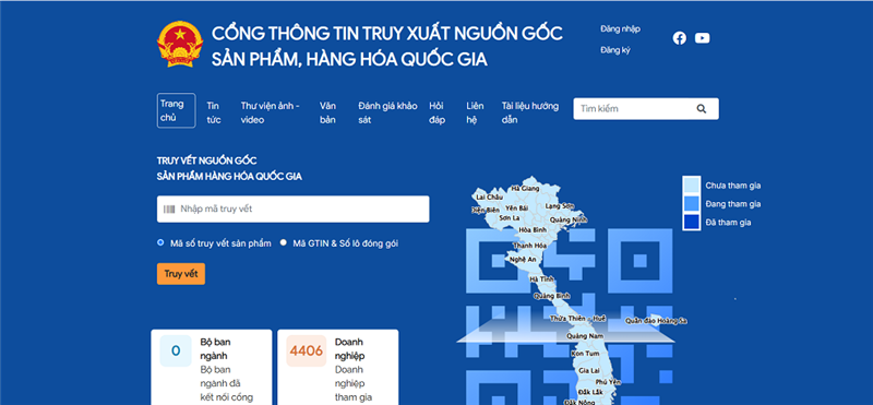 Người tiêu dùng dễ dàng kiểm tra nguồn gốc sản phẩm thông qua Cổng thông tin truy xuất nguồn gốc quốc gia