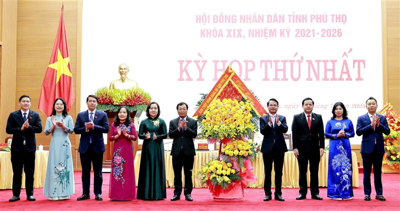 Kỳ họp thứ Nhất - HĐND tỉnh Phú Thọ khóa XIX: Công bố các nghị quyết, quyết định về tổ chức bộ máy của HĐND và UBND tỉnh