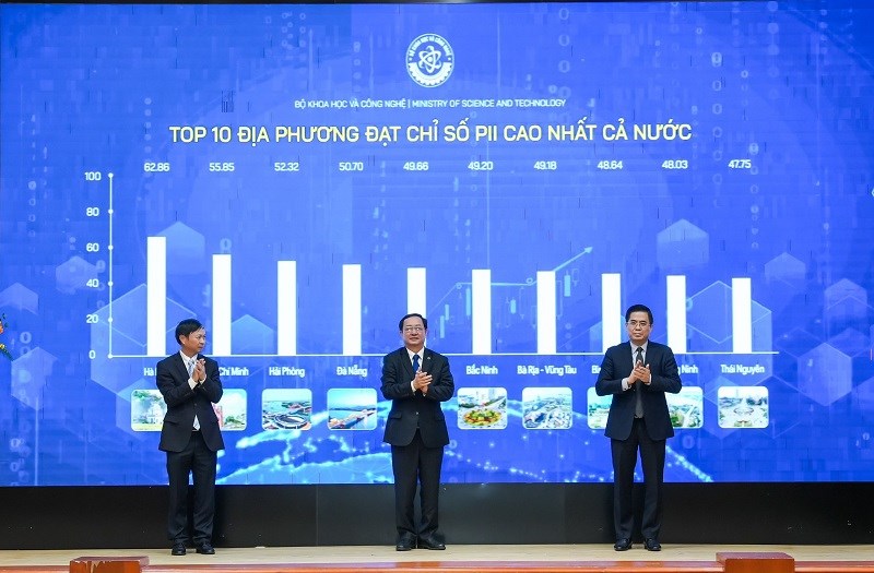 Lần đầu tiên công bố kết quả xếp hạng Bộ chỉ số đổi mới sáng tạo cấp địa phương