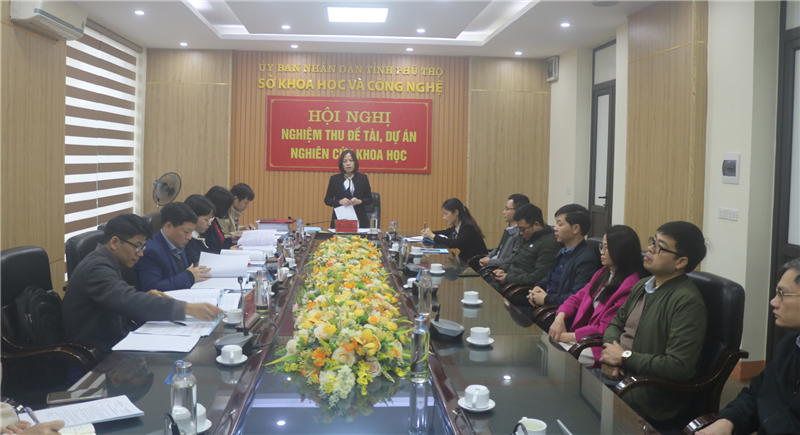 Nghiệm thu đề tài : “Nghiên cứu quy trình công nghệ bào chế viên nang hỗ trợ bảo vệ gan từ một số dược liệu trên địa bàn tỉnh Phú Thọ”