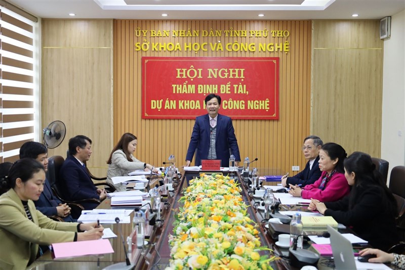 Thẩm định thuyết minh đề tài: Nghiên cứu đề xuất giải pháp nâng cao chất lượng công tác tuyên truyền miệng góp phần bảo vệ nền tảng tư tưởng của Đảng trên địa bàn tỉnh Phú Thọ