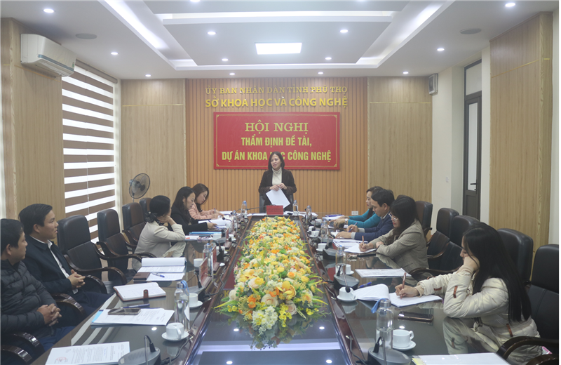 Thẩm định thuyết minh dự án khoa học và công nghệ cấp tỉnh thuộc Chương trình hỗ trợ ứng dụng, chuyển giao tiến bộ KH&CN vào sản xuất và đời sống