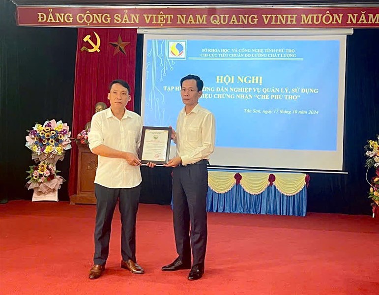 Hội nghị tập huấn, hướng dẫn nghiệp vụ quản lý, sử dụng Nhãn hiệu chứng nhận Chè Phú Thọ