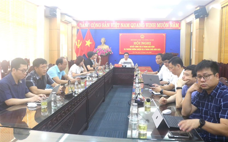 Hội nghị trực tuyến sơ kết công tác 6 tháng đầu năm 2025 ngành khoa học và công nghệ