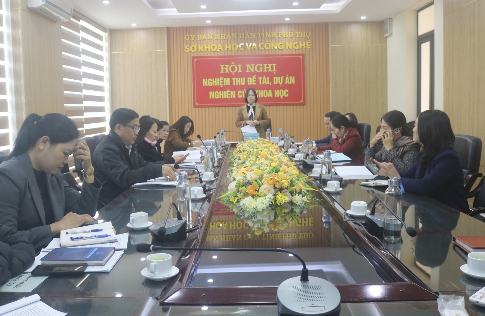 Nghiệm thu dự án: Xây dựng mô hình sản phẩm du lịch gắn với bảo tồn, phát huy giá trị di sản văn hóa tâm linh “Nghi lễ rước nước Bạch Hạc, đền Tam Giang, thành phố Việt Trì, tỉnh Phú Thọ”