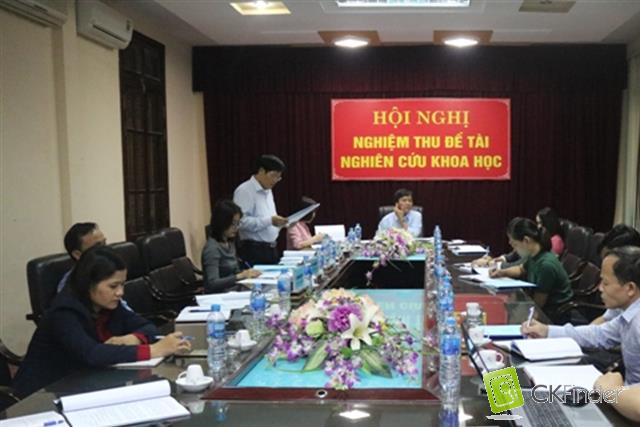 Nghiệm thu dự án: Ứng dụng tiến bộ khoa học công nghệ xây dựng mô hình nuôi thỏ New Zealand theo hướng hàng hoá trên địa bàn huyện Lâm Thao, tỉnh Phú Thọ