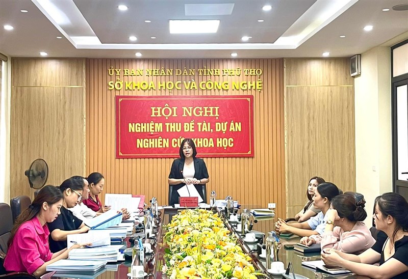 NGHIỆM THU CẤP TỈNH DỰ ÁN: “ỨNG DỤNG TIẾN BỘ KHOA HỌC VÀ CÔNG NGHỆ TRONG SINH SẢN, CHĂN NUÔI VÀ TRỒNG, CHẾ BIẾN THỨC ĂN NHẰM PHÁT TRIỂN BỀN VỮNG ĐÀN TRÂU HÀNG HOÁ TẠI TỈNH PHÚ THỌ”