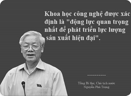 Tổng Bí thư Nguyễn Phú Trọng với yêu cầu tiếp tục đổi mới mạnh mẽ nhận thức, tư duy về khoa học, công nghệ trong điều kiện mới