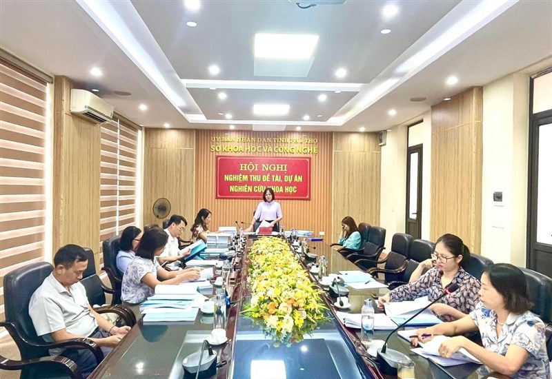 Nghiệm thu nhiệm vụ: Nghiên cứu các giải pháp nâng cao hiệu quả quản lý, khai thác và phát triển chỉ dẫn địa lý “Đoan Hùng” cho sản phẩm bưởi quả đặc sản của tỉnh Phú Thọ