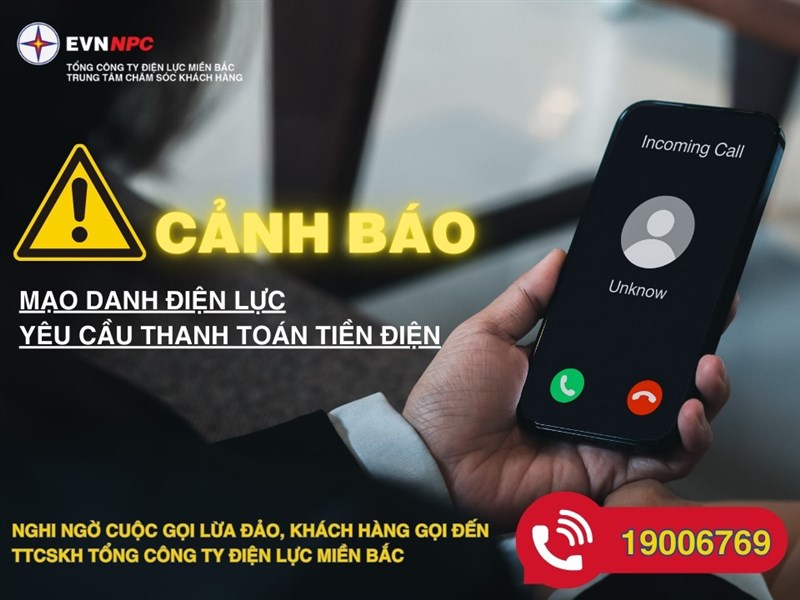 Cảnh báo hành vi lừa đảo qua hình thức hướng dẫn cài App chăm sóc khách hàng, thông báo nợ tiền điện, đe dọa cắt điện