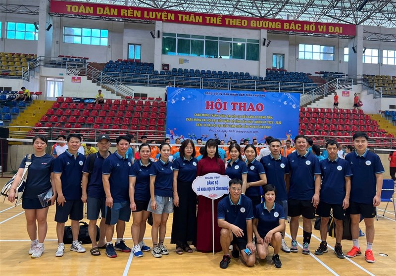 Sở Khoa học và Công nghệ đạt nhiều thành tích tại Hội thao chào mừng thành công Đại hội đại biểu Đảng bộ UBND tỉnh, chào mừng Đại hội đại biểu Đảng bộ tỉnh lần thứ I, nhiệm kỳ 2025 - 2030, tiến tới Đại hội đại biểu toàn quốc lần thứ XIV của Đảng