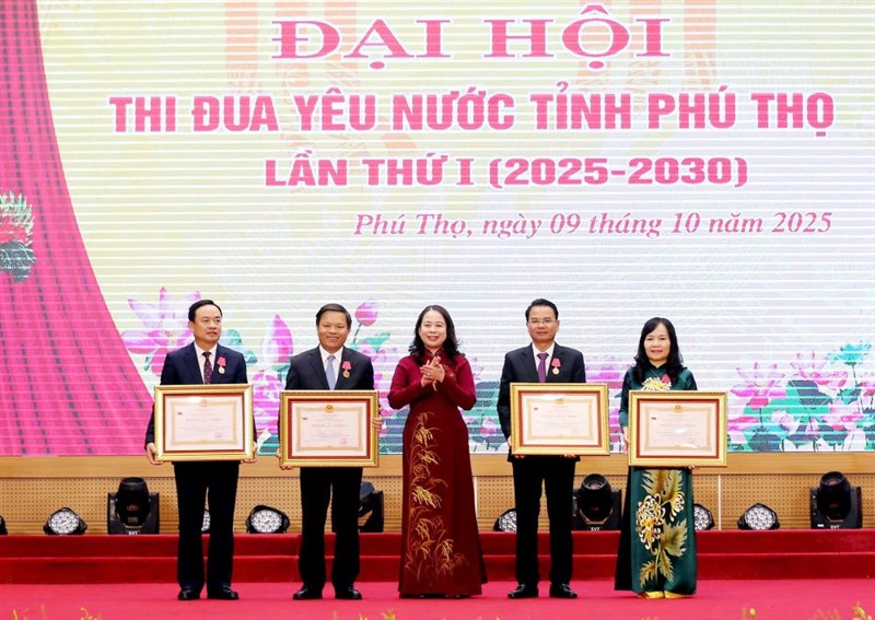 Đại hội Thi đua yêu nước tỉnh Phú Thọ lần thứ I, giai đoạn 2025 - 2030