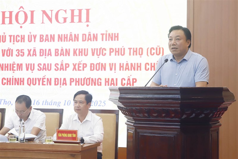 Phó Chủ tịch UBND tỉnh Nguyễn Huy Ngọc làm việc với 35 xã địa bàn khu vực Phú Thọ (cũ) về việc thực hiện nhiệm vụ sau sắp xếp đơn vị hành chính và tổ chức chính quyền địa phương 2 cấp