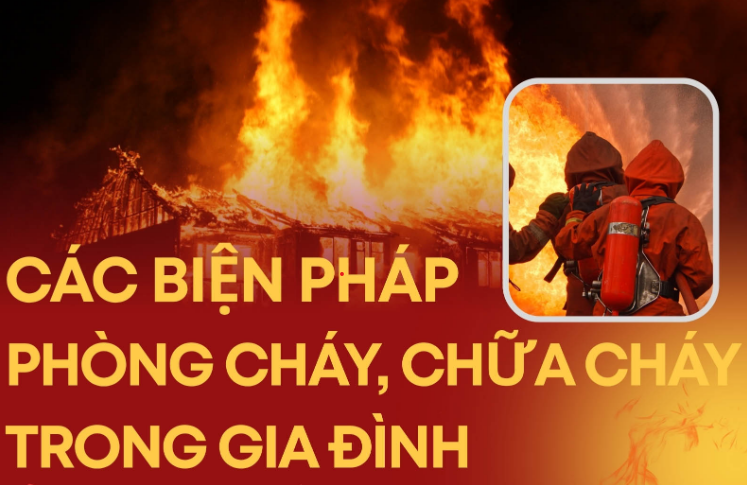 Các biện pháp phòng cháy, chữa cháy trong gia đình