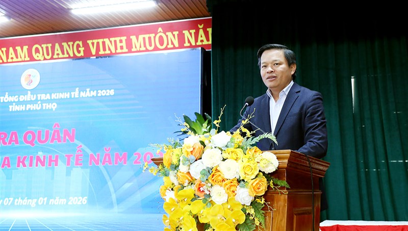 Phú Thọ ra quân Tổng điều tra kinh tế năm 2026