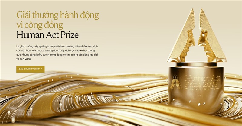 Giải thưởng Hành động vì Cộng đồng - Human Act Prize 2025