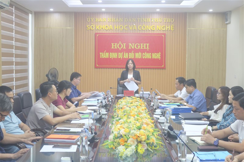 Hội nghị thẩm định dự án đổi mới công nghệ