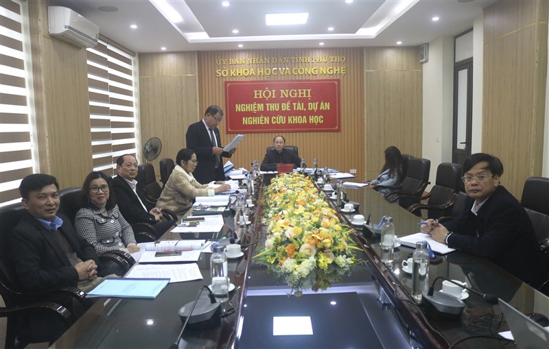 Nghiệm thu đề tài: Điều tra đánh giá thực trạng và đề xuất các biện pháp bảo tồn, khai thác, phát triển bền vững chè Shan tuyết tại Vườn Quốc gia Xuân Sơn, tỉnh Phú Thọ