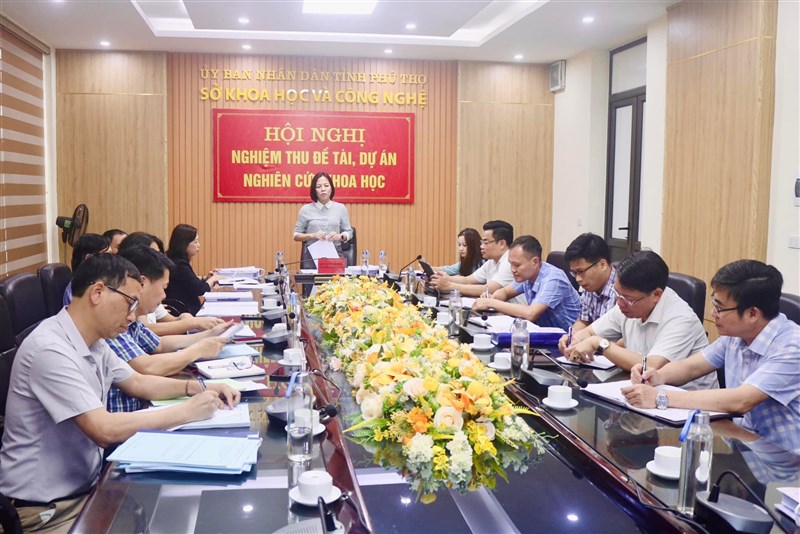 Nghiệm thu dự án KH&CN “Tạo lập, quản lý và phát triển nhãn hiệu Chứng nhận “Vải Hùng Long” cho sản phẩm vải chín sớm của xã Hùng Long, huyện Đoan Hùng, tỉnh Phú Thọ”