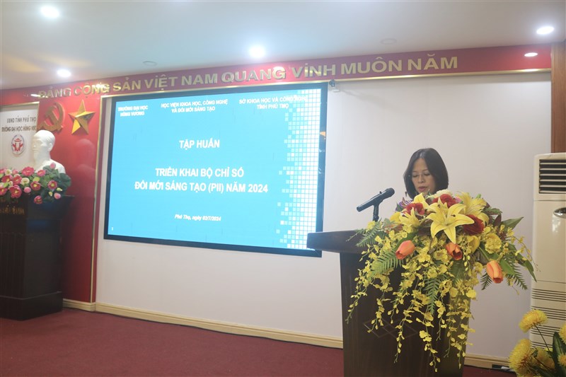 Tập huấn về Bộ chỉ số đổi mới sáng tạo cấp địa phương năm 2024