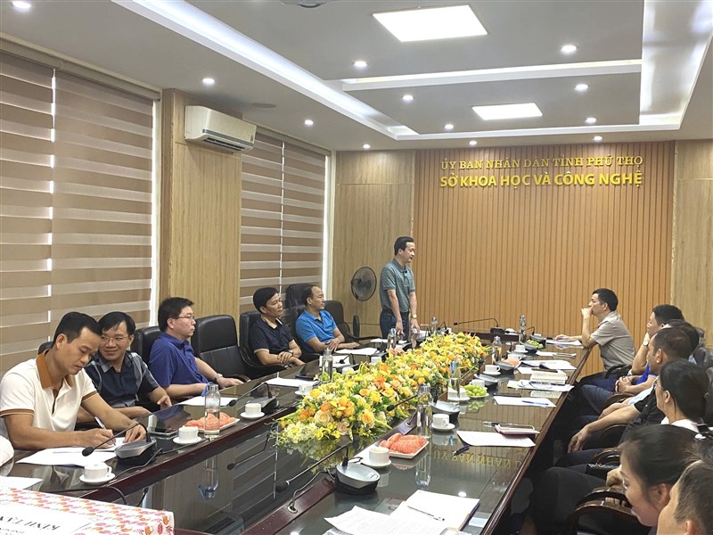 Đoàn công tác Sở Khoa học và Công nghệ tỉnh Sơn La thăm và làm việc với Sở Khoa học và Công nghệ tỉnh Phú Thọ