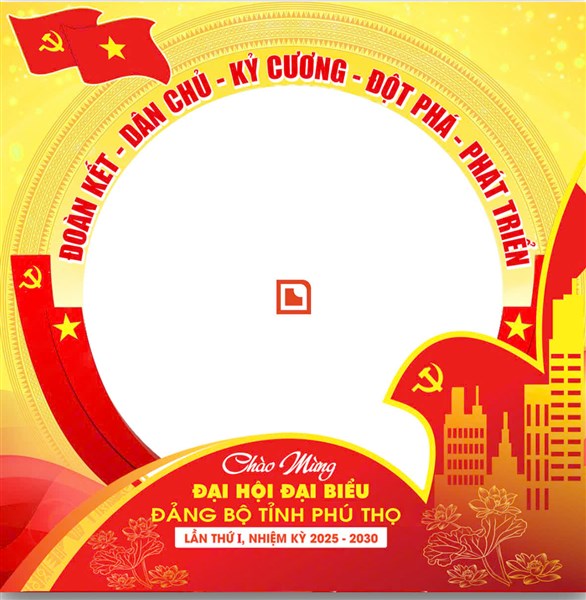 Hướng dẫn thay ảnh đại diện trên Zalo, Facebook và các nền tảng mạng xã hội hướng tới Đại hội Đảng bộ tỉnh Phú Thọ lần thứ I, nhiệm kỳ 2025 - 2030