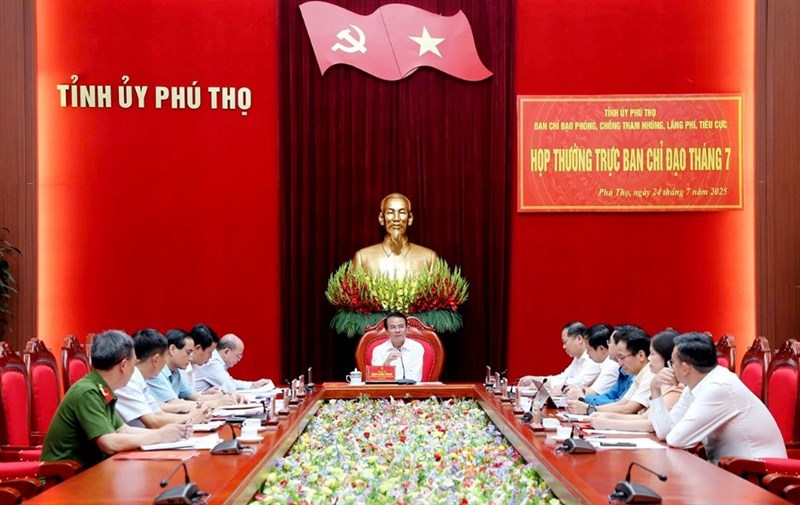 Thường trực Ban Chỉ đạo phòng, chống tham nhũng, lãng phí, tiêu cực tỉnh họp phiên tháng 7