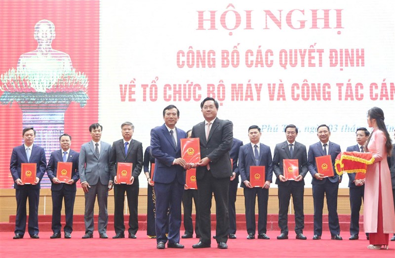 Đồng chí Nguyễn Minh Tường được bổ nhiệm giữ chức Giám đốc Sở Khoa học và Công nghệ tỉnh Phú Thọ