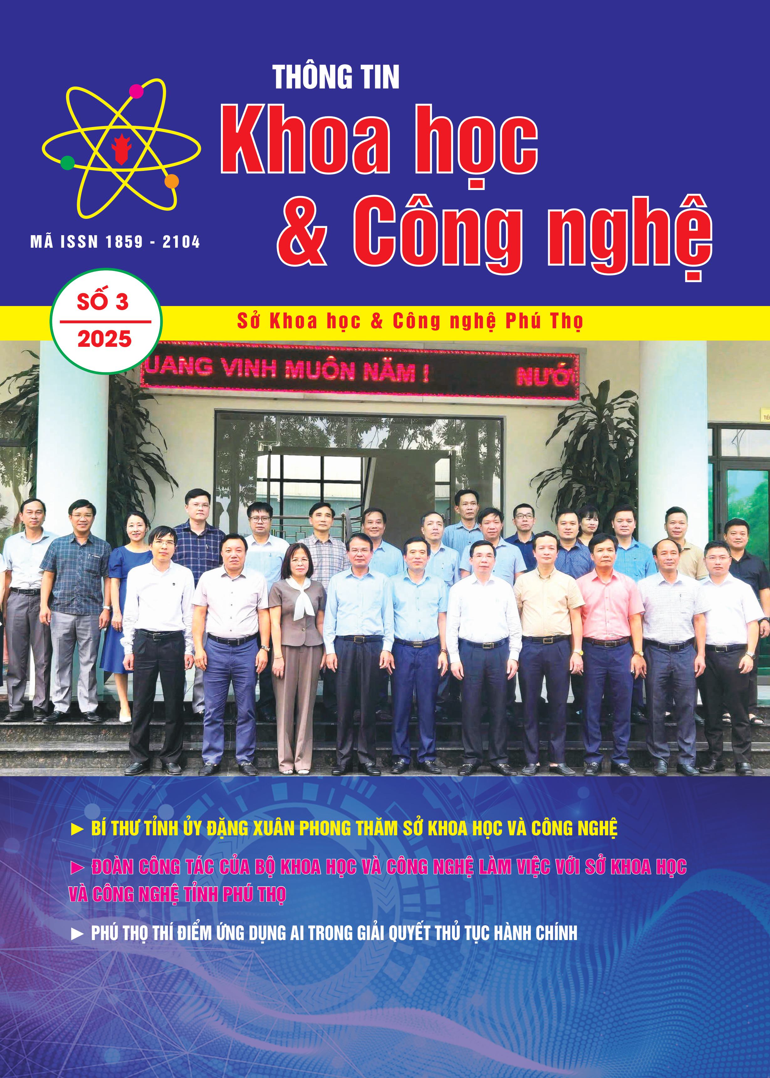 Tập san Thông tin KHCN số 3/2025
