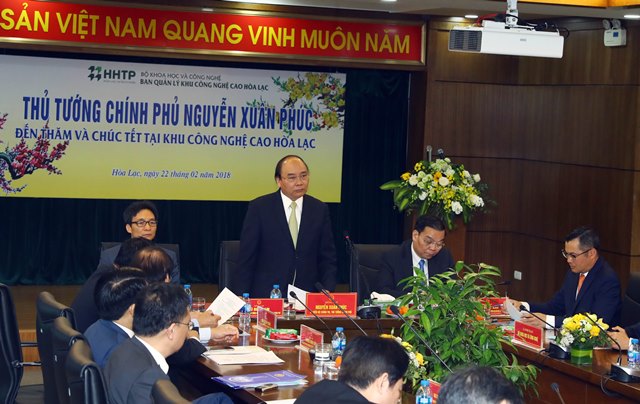 Thủ tướng Chính phủ Nguyễn Xuân Phúc: Đưa Khu Công nghệ cao Hòa Lạc là nơi khởi nghiệp đổi mới sáng tạo tốt nhất