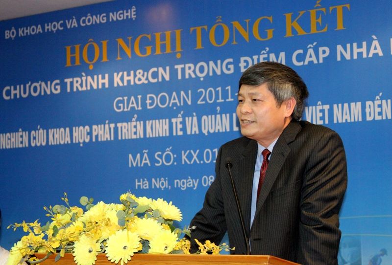  Tổng kết Chương trình KH&CN trọng điểm cấp nhà nước KX.01/11-15 “Nghiên cứu khoa học phát triển kinh tế và quản lý kinh tế ở Việt Nam đến năm 2020”