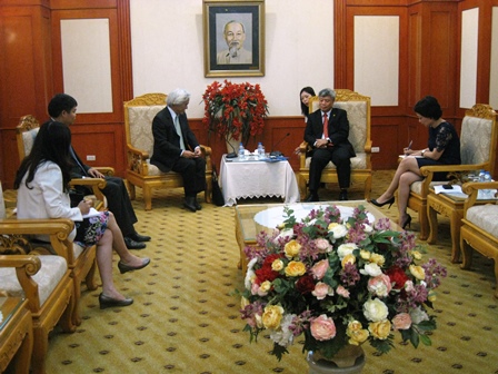 Thứ trưởng Trần Việt Thanh tiếp Tổng thư ký Tổ chức Năng suất châu Á