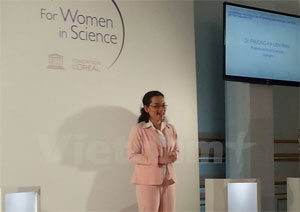 Lần đầu tiên một nhà khoa học nữ Việt Nam nhận giải của UNESCO