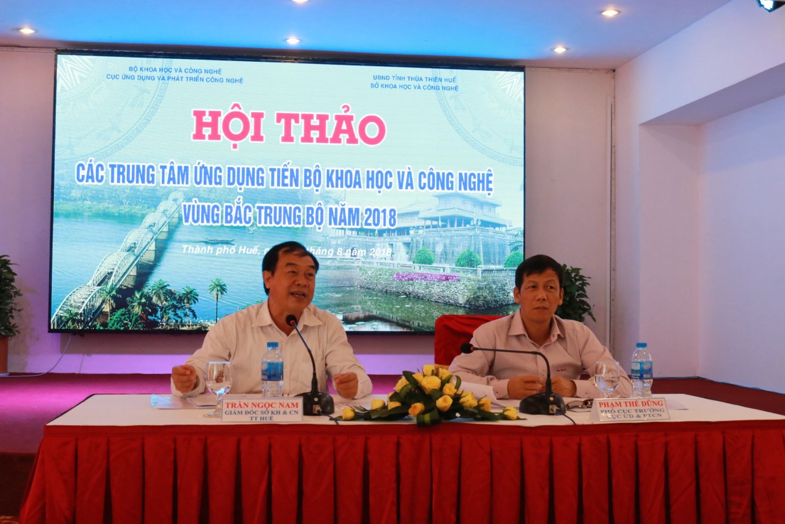 Hội thảo các Trung tâm Ứng dụng tiến bộ khoa học và công nghệ vùng Bắc Trung bộ năm 2018