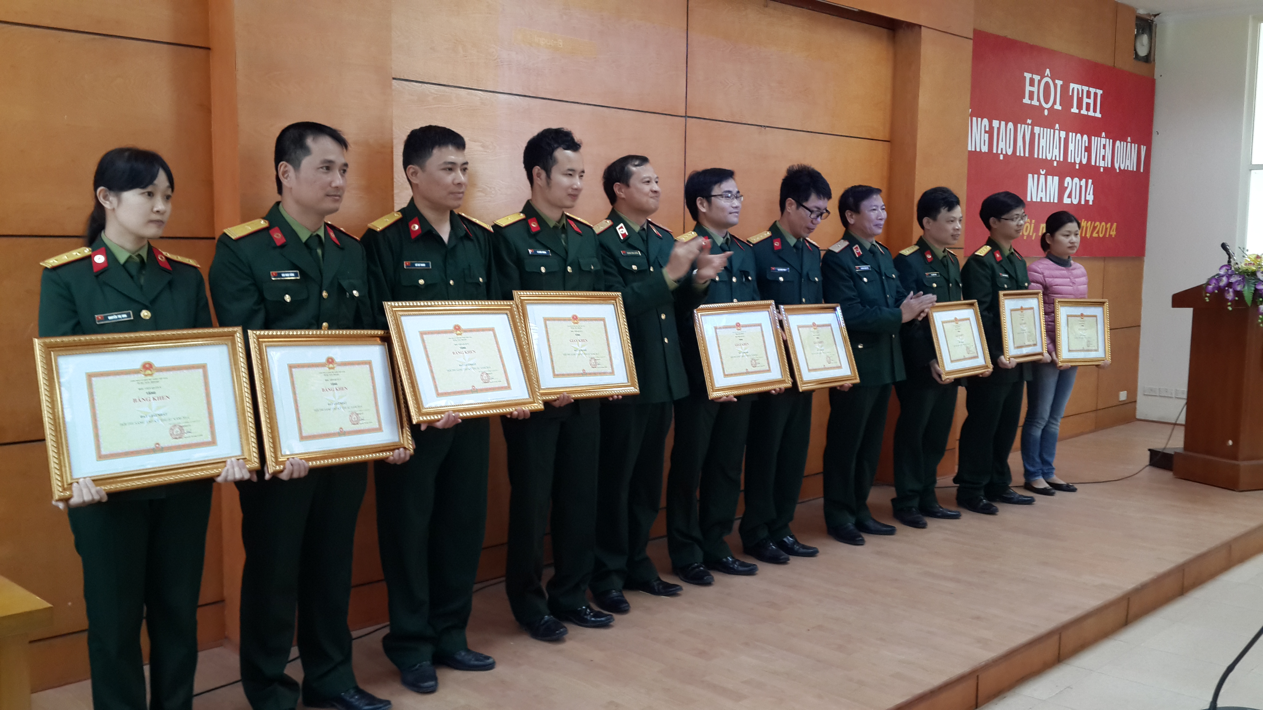 Học viện Quân y: Hội thi Sáng tạo kỹ thuật năm 2014