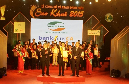 Viettel lập kỉ lục về số lượng giải pháp công nghệ thông tin đoạt danh hiệu Sao Khuê 2015