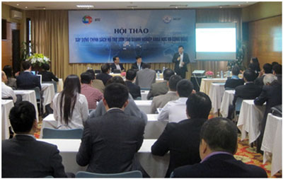 Xây dựng chính sách hỗ trợ ươm tạo doanh nghiệp KH&CN