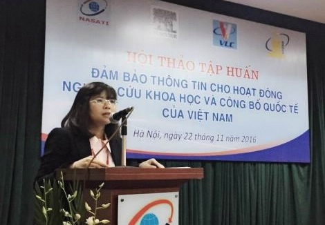 Hội thảo tập huấn bảo đảm thông tin cho hoạt động nghiên cứu khoa học và công bố quốc tế của Việt Nam