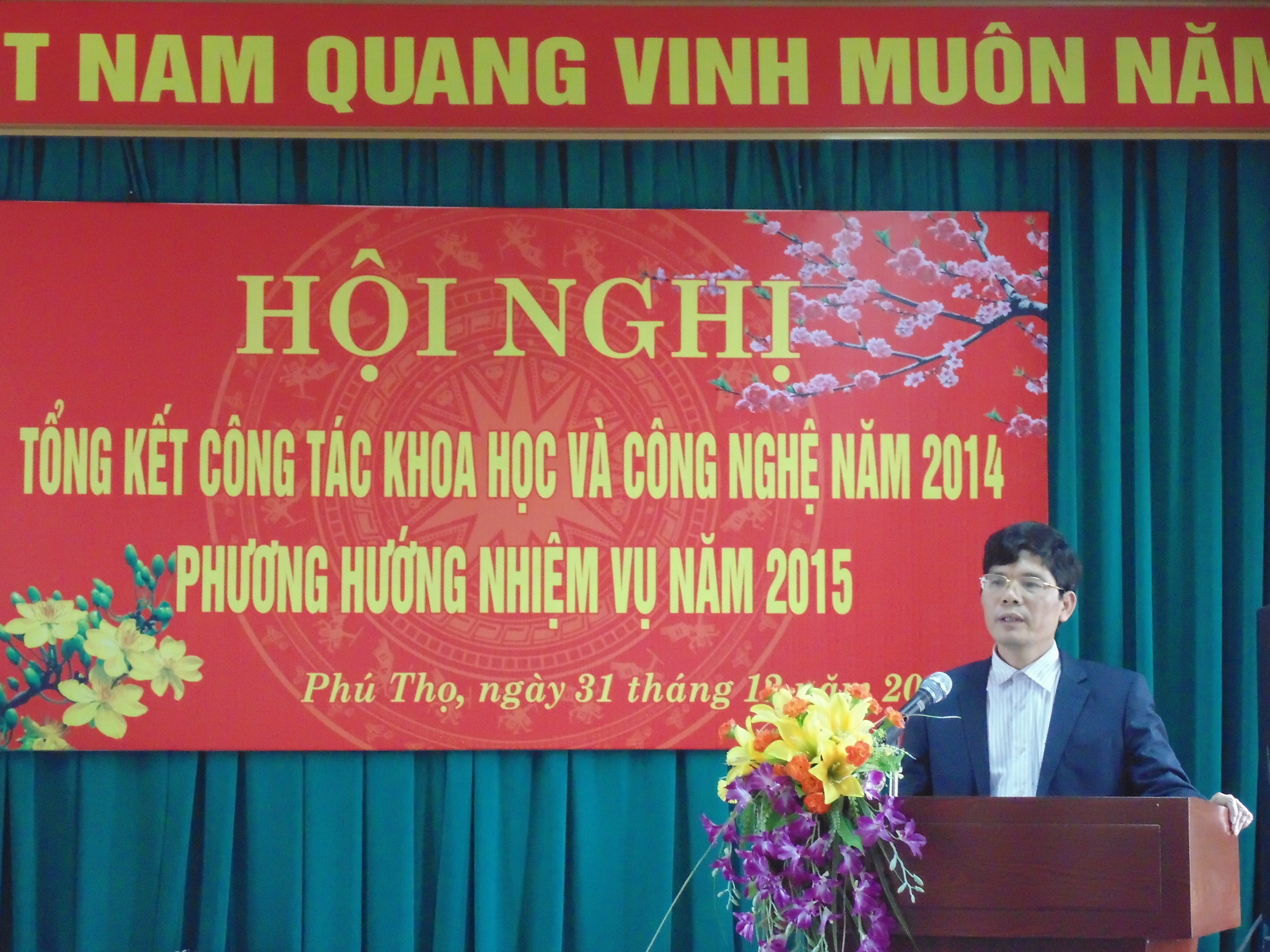 Sở Khoa học và Công nghệ Phú Thọ tổng kết công tác năm 2014,  phương hướng nhiệm vụ năm 2015